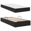 vidaXL Opbergbed met matras met matras Zwart 90 x 190 cm Fluweel