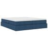 vidaXL Opbergbed met matras met matras Blauw 180 x 200 cm Polyester