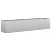 vidaXL Plantenbak 200x40x40 cm gegalvaniseerd staal