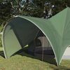 vidaXL Teepee Tent met dak Groen en Grijs 600 x 600 x 347 cm