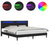 vidaXL Bedframe Zwart 180 x 200 cm Kunstleer