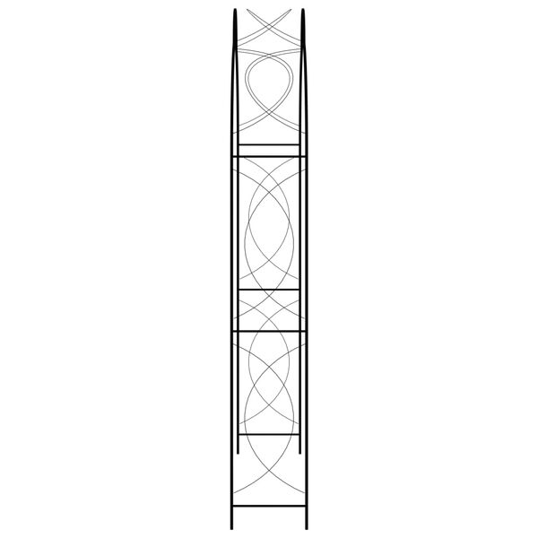 vidaXL Tuinboog 150x34x240 cm ijzer zwart