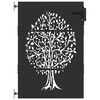 vidaXL Tuinpoort 85 x 125 cm Poedergecoat staal Zwart Vergrendelbaar