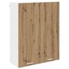 vidaXL Hangkast met opslag Artisan Eiken 80 x 31 x 100 cm Bewerkt hout