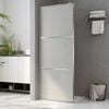 vidaXL Inloopdouchewand mat 140x195 cm ESG-glas