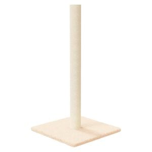 VidaXL Krabpaal 35x35x70 cm cr&egrave;mekleurig