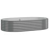 vidaXL Plantenbak 175x100x36 cm gegalvaniseerd staal grijs