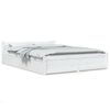 vidaXL Bedframe met lades wit 160x200 cm
