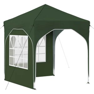vidaXL Pop-up partytent 192 x 192 x 245 cm Groen