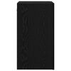 vidaXL Wand TV Kast Zwart Eiken 30,5 x 30 x 60 cm Bewerkt hout