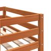 vidaXL Kinderbedframe massief grenenhout wasbruin 90x190 cm
