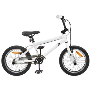 vidaXL BMX Fiets 20 Inch voor boven de 9 jaar Wit