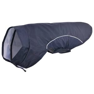 vidaXL Hondenregenjas met reflecterende strips polyester blauw XXS