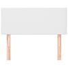 vidaXL Hoofdbord 80x5x78/88 cm kunstleer wit