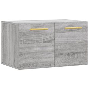 vidaXL Wandkast 60x36,5x35 cm bewerkt hout grijs sonoma eikenkleurig