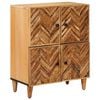 vidaXL Opslagkasten Bruin 60 x 33,5 x 75 cm Massief Mango Hout