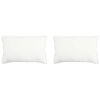 vidaXL Hoofdkussen 2 st 30 x 50 cm Bamboevezel Wit