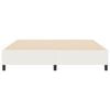 vidaXL Platform bedframe Cr&egrave;me 180 x 200 cm Stof