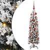 vidaXL Kunstkerstboom Groen 120 cm PVC en Staal en Kunststof