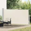 vidaXL Tuinscherm uittrekbaar 170x300 cm cr&egrave;me