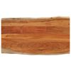 vidaXL Tafelblad rechthoekig natuurlijke rand 100x60x3,8 cm acaciahout