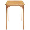 vidaXL Tuintafel 110x56x75 cm massief acaciahout