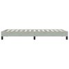 vidaXL Boxspring zonder matras fluweel lichtgrijs 90x210 cm