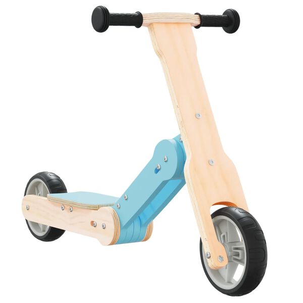 vidaXL Kinderstep 2-in-1 lichtblauw