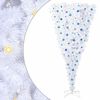vidaXL Kunstkerstboom met 300 LED Wit 240 cm PVC en Staal