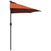 vidaXL Tuinparasol Terracotta 294 x 150 x 223 cm Polyester en staal