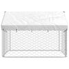 vidaXL Hondenkennel voor buiten met dak 200x200x150 cm