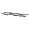 vidaXL Schappen zwevend 2 st 80x10 cm 8 mm glas
