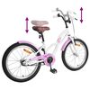vidaXL Kinderfiets 18 Inch voor 5-7 jaar Wit