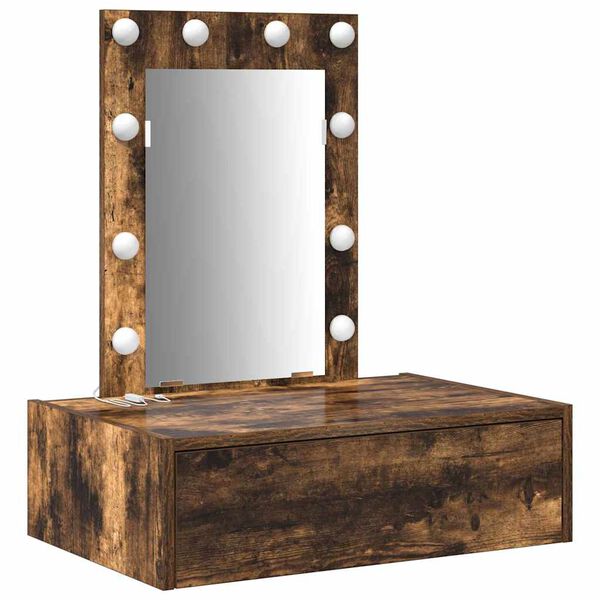 vidaXL Plafondtafel met lade Bruin 60 x 40 x 70 cm Bewerkt hout