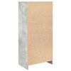 vidaXL Kast met lade 55,5x34x119,5 cm spaanplaat betongrijs