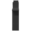 vidaXL Wandschappen 2 st 50x12x50 cm bewerkt hout zwart