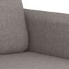 vidaXL 3-delige Loungeset met kussens stof taupe