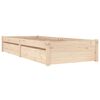 vidaXL Bedframe met lades 90x200 cm