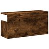 vidaXL Wandkast 60x20x30 cm bewerkt hout gerookt eikenkleurig