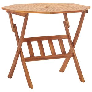 vidaXL Tuintafel inklapbaar 90x75 cm massief acaciahout