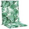 vidaXL Rugkussens 6 st Bladpatroon 100 x 50 x 3 cm Oxford Stof Blad