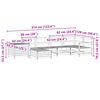 vidaXL 7-delige Loungeset massief grenenhout wit