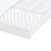 vidaXL Schuimmatras 7 zones hardheid 20 ILD 140x210 cm wit