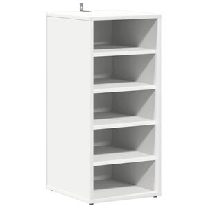 vidaXL Schoenenkast 31,5x35x70 cm bewerkt hout wit