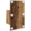 vidaXL Wandkastje 2 pcs Oud Hout 48,5 x 32,5 x 80 cm Bewerkt hout
