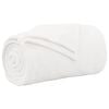 vidaXL Kleden 6 pcs Wit 220 x 240 cm Fleece