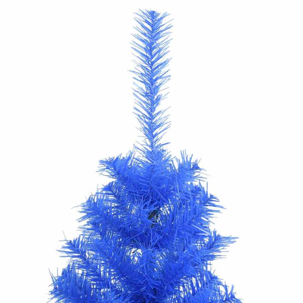 vidaXL Kunstkerstboom met standaard 120 cm PVC blauw