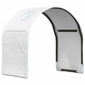 vidaXL Bedtunnel voor kinderbedden 2 st Wit Polyester