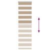 vidaXL Zebrajaloezie 40x100 cm stofbreedte 35,9 cm polyester zandbruin