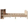 vidaXL Bed met boekenkast zonder matras massief grenenhout 150x200 cm